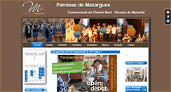 Desktop Screenshot of eglisedemazargues.fr